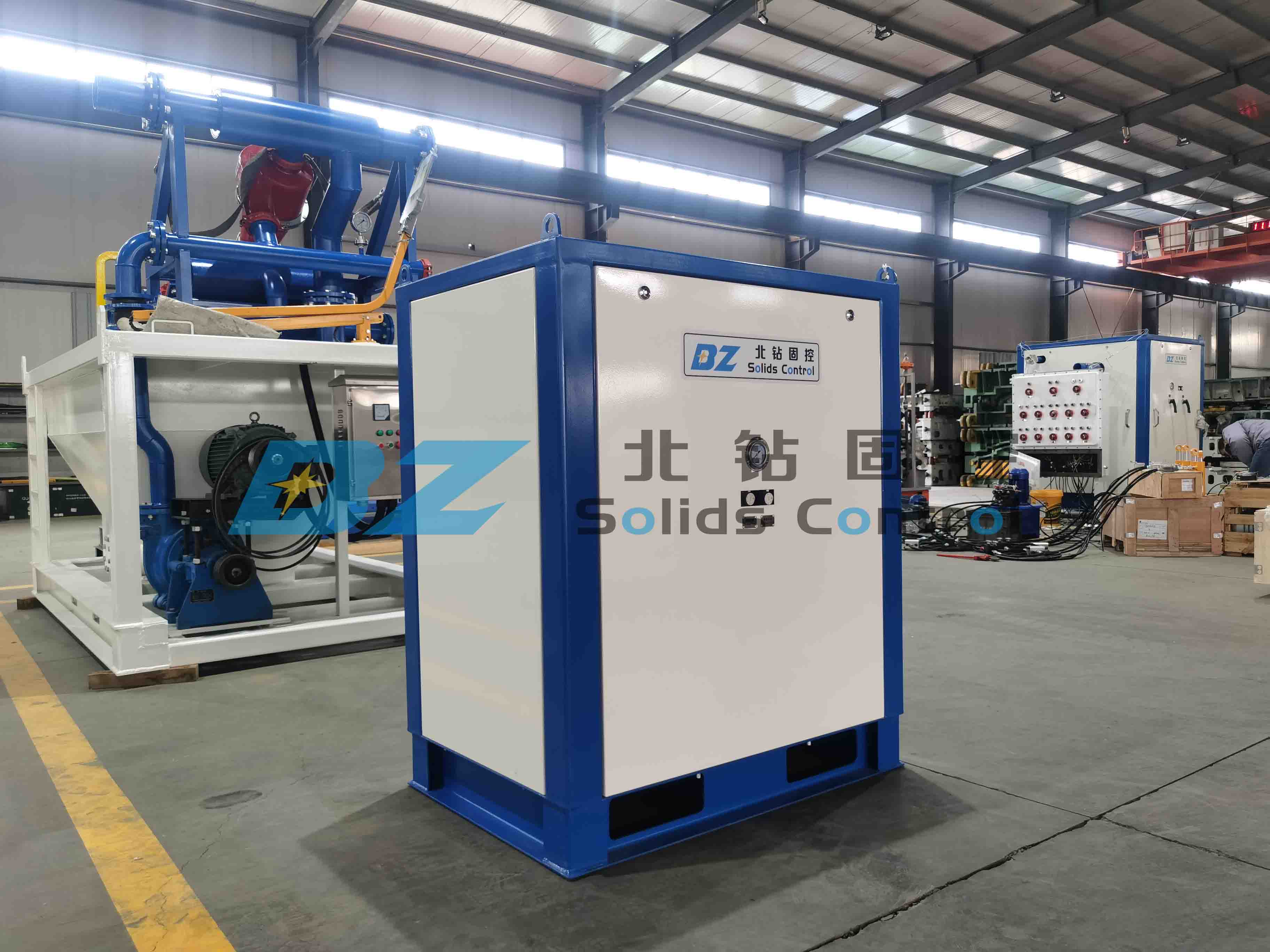 北鉆固控負(fù)壓固體輸送機(jī)銷往國內(nèi)某項(xiàng)目施工現(xiàn)場